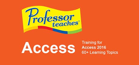 Professor Teaches Access 2016:データベーススキルをマスターしよう