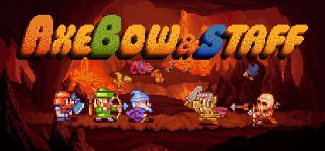 Axe, Bow & Staff — ピクセルアートの協力ランナーRPG