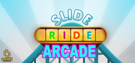 スライドライドアーケード:文字をスライドさせて単語を完成させるパズルゲーム