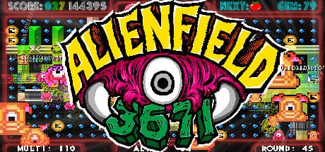 ALIEN FIELD: Rogue-like Dot Eater with Intense Co-op Action