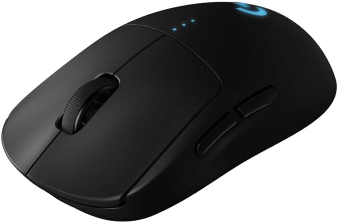 Logicool G PRO LIGHTSPEED ワイヤレスゲーミングマウス G-PPD-002WLr ゲーミングマウス軽量 80g HERO 25Kセンサー 充電 POWERPLAY 対応ゲーム充電無線左右対称 FPS PC windows mac ブラック国内正規品