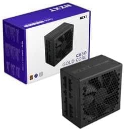 NZXT C850 ゴールドコア - 850W ATX 3.1電源 - 80 PLUS ゴールド - サイベネティクスプラチナ - フルモジュラー - PCIe 5.1 600W 12V-2x6 - ゼロ RPM ファン - 105°C コンデンサ - ブラック