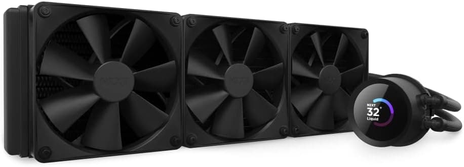 NZXT Kraken 360 - RL-KN360-B1-360mm AIO CPUリキッドクーラー - カスタマイズ可能な1.5インチ正方形LCDディスプレイ 画像
