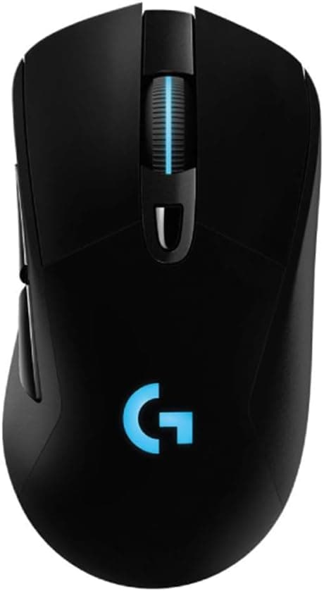 Logicool G ワイヤレスゲーミングマウス G703h LIGHTSPEED HERO 25Kセンサー エルゴノミクス LIGHTSYNC RGB POWERPLAY 無線充電対応ゲーミングマウス充電式無線 PC windows mac ブラック G703 国内正規品 【 ファイナルファンタジー X