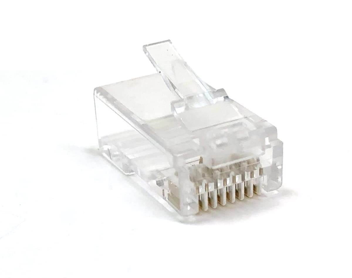 マイクロコネクタ CAT6 RJ45 モジュラープラグ 50個 (C20-088L6-50)