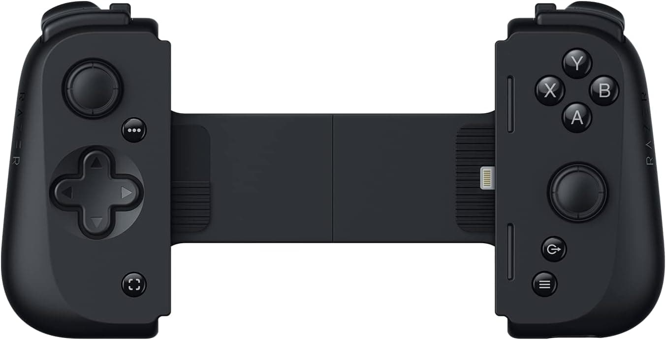 Razer Kishi V2 モバイルゲームコントローラー iPhone用コンソール品質ゲームコントロールユニバーサルフィット伸縮ブリッジ付きストリームPC Xbox プレイステーション超低遅延人間工学デザイン - ブラック