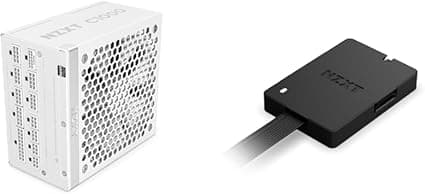 【セット買い】NZXT C1000 Gold v2 White 1000W ATX3.1対応 80PLUS Gold 認証 PC電源ユニット PA-0G2BW-JP PS1467 + Control Hub デジタルRGB&ファンコントローラー AC-CRFR1-B1 FN2379