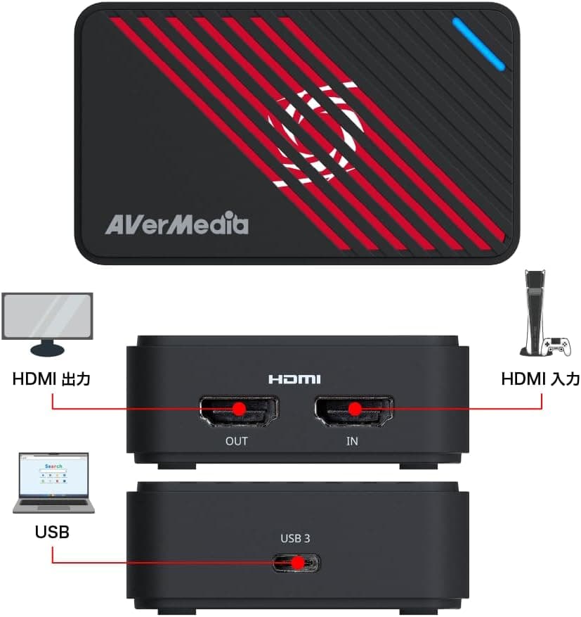 AVerMedia Live Gamer ULTRA S GC553Pro ゲーミングキャプチャー ブラック GC553PBK DV0977