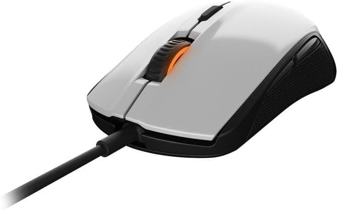 SteelSeries Rival 100 white 62335 — 光学式ゲーミングマウス 右手用 国内正規品