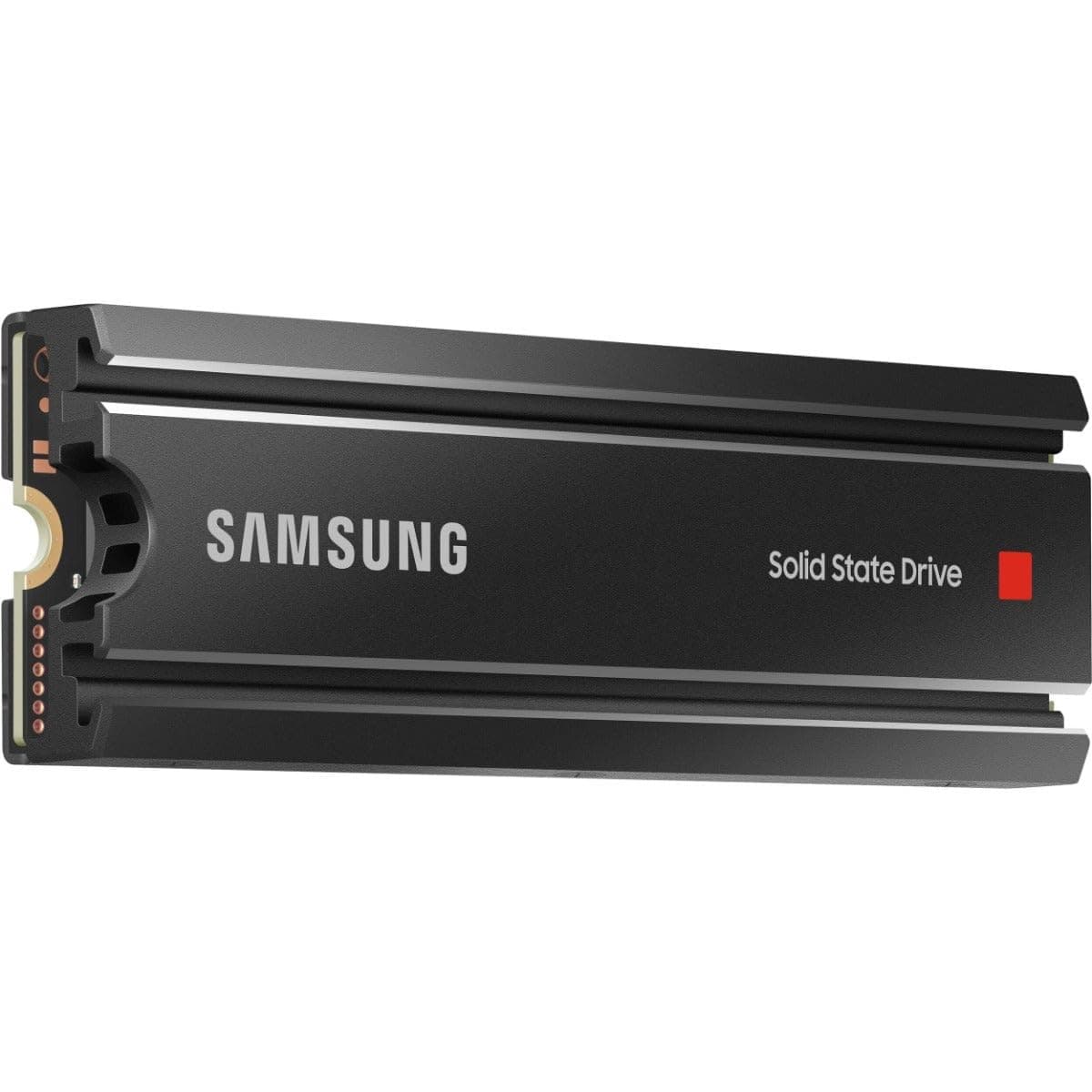 Samsung 980 PRO SSD ヒートシンク付き 2TB PCIe Gen 4 NVMe M.2 内蔵ソリッドステートハードドライブ熱制御最高速度 PS5対応 MZ-V8P2T0CW ブラック