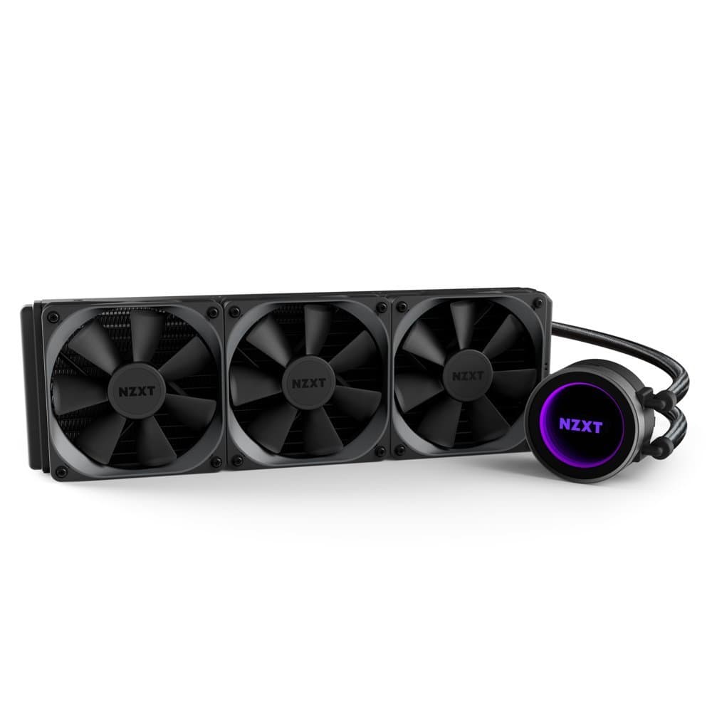 NZXT Kraken X72 360mm - RL-KRX72-01 - AIO RGB CPUリキッドクーラー - CAM電源 - インフィニティミラーデザイン - パフォーマンスエンジニアードポンプ - 強化拡張チューブ - AER P120mm ラジエーターファン (3 Inc.)