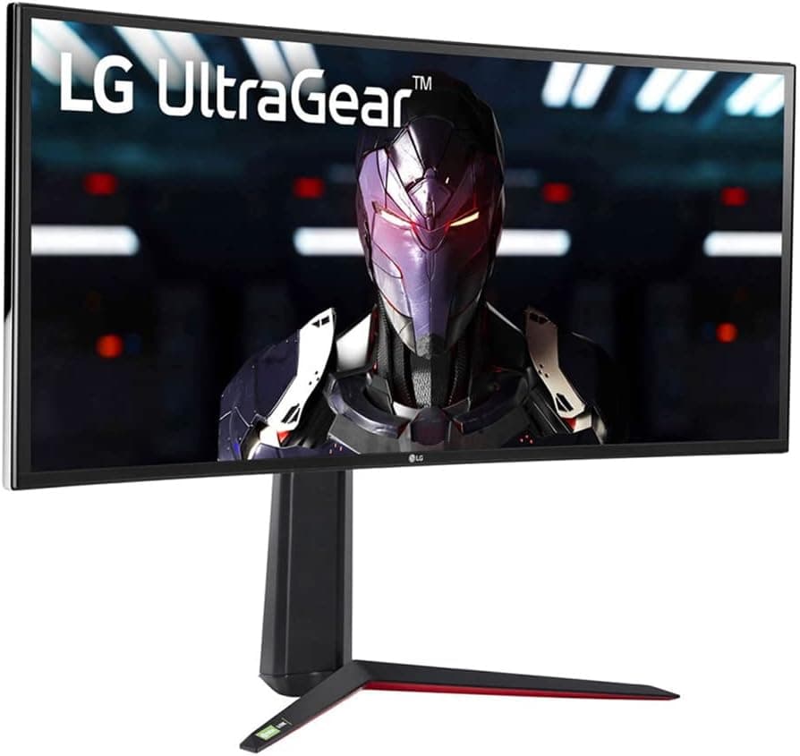 LG 34GN850-B 34インチ 21:9 UltraGear カーブ QHD (3440 x 1440) 1ms ナノ IPS ゲーミングモニター 144HzとG-SYNC互換性 - ブラック(34GN850-B)