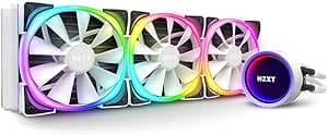 NZXT KRAKEN X73 ホワイト 簡易水冷CPUクーラー RGB対応 360mm RL-KRX73-RW FN1616