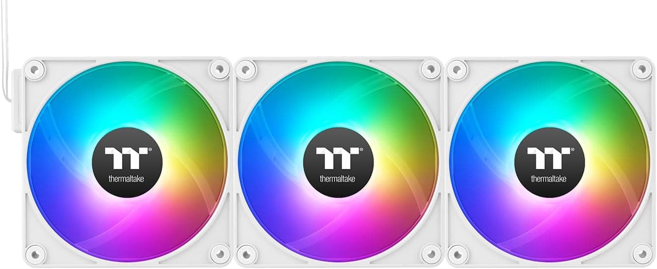 Thermaltake CT140 EX ARGB 140mm FAN PCケースファン 3ファンパックホワイト CL-F191-PL14SW-A FN2296