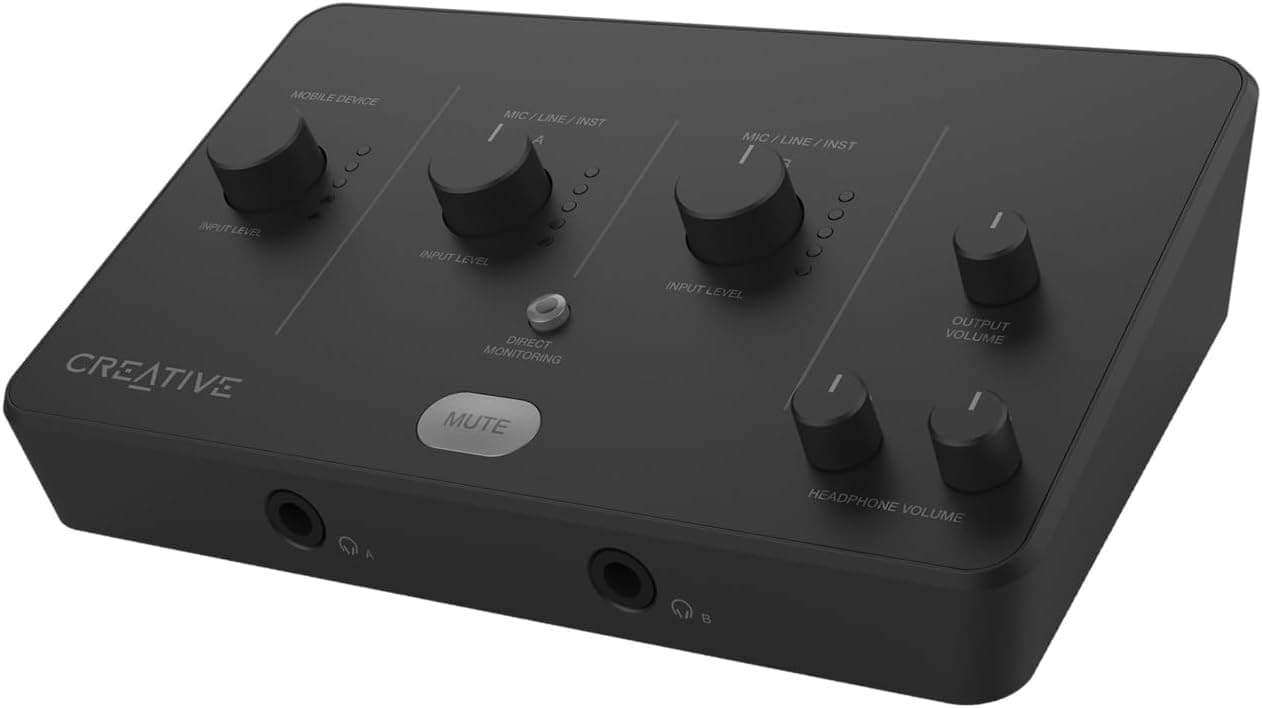 クリエイティブライブ!オーディオA3 USBオーディオインターフェース ダイレクトモニタリング