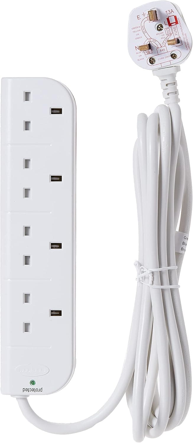 BELKIN 4-WAY ECON SURGE PROTECT 3M CABLE