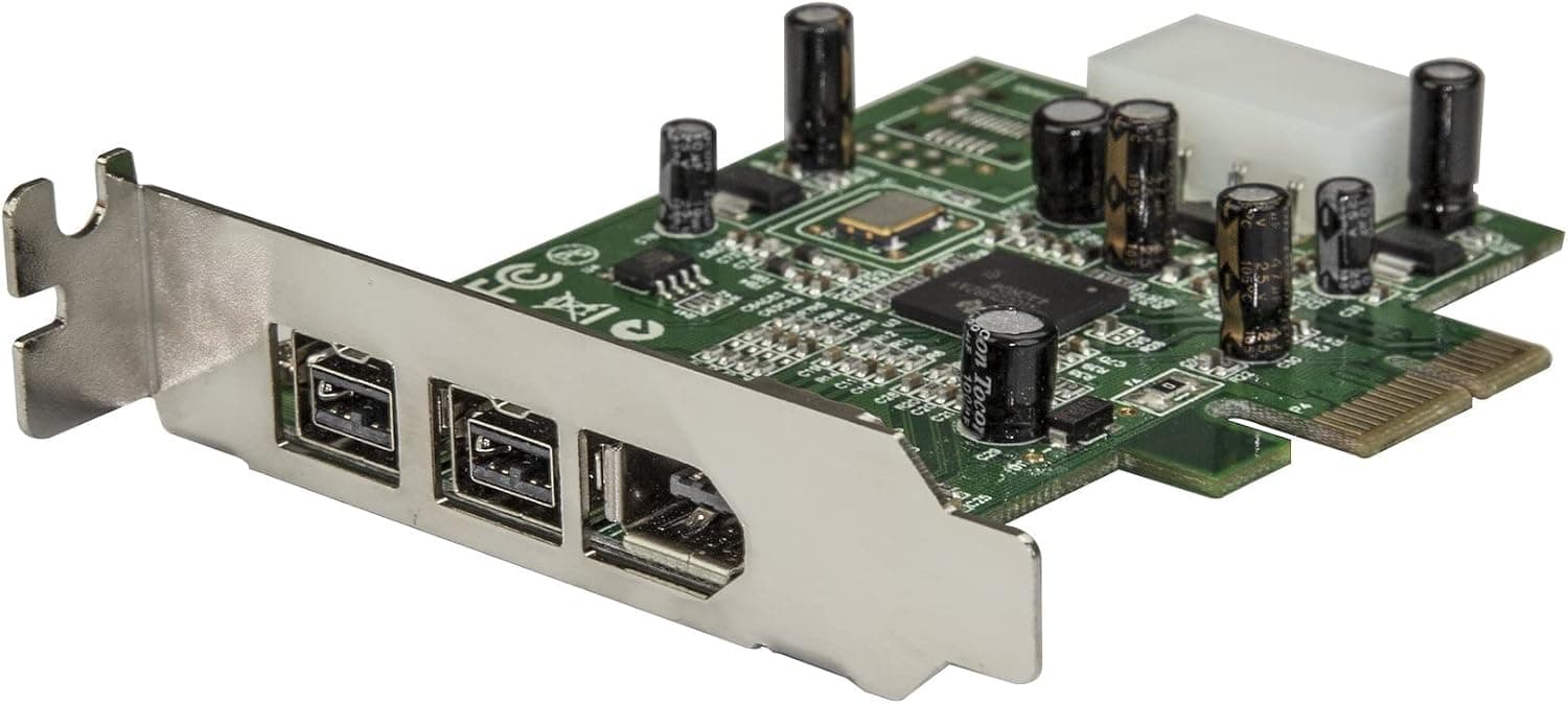 StarTech.com ロープロファイル対応FireWire 400