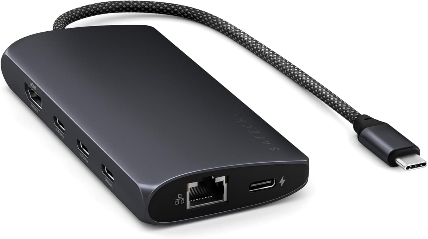 SATECHI 8-in-1 USB-C Hub Multiport Adapter V3