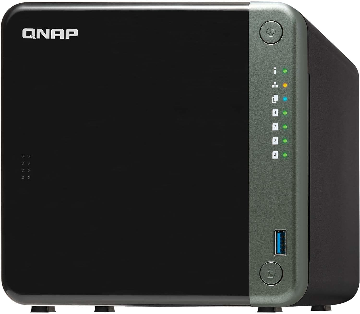 QNAP(キューナップ) TS-453D 2つの2.5GbE対応ポートとNAS機能を拡張できるPCIeスロットを1つ搭載 Intel Celeron クアッドコアプロセッサ採用のSMB向け4ベイNAS