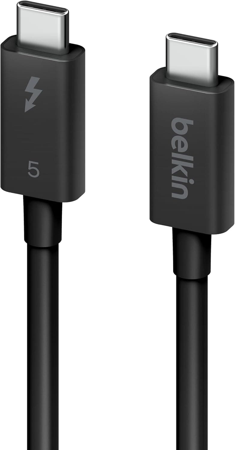 Belkin Thunderbolt 5 ケーブル USB-C USB4 120Gbps 240W 高速データ転送 4K