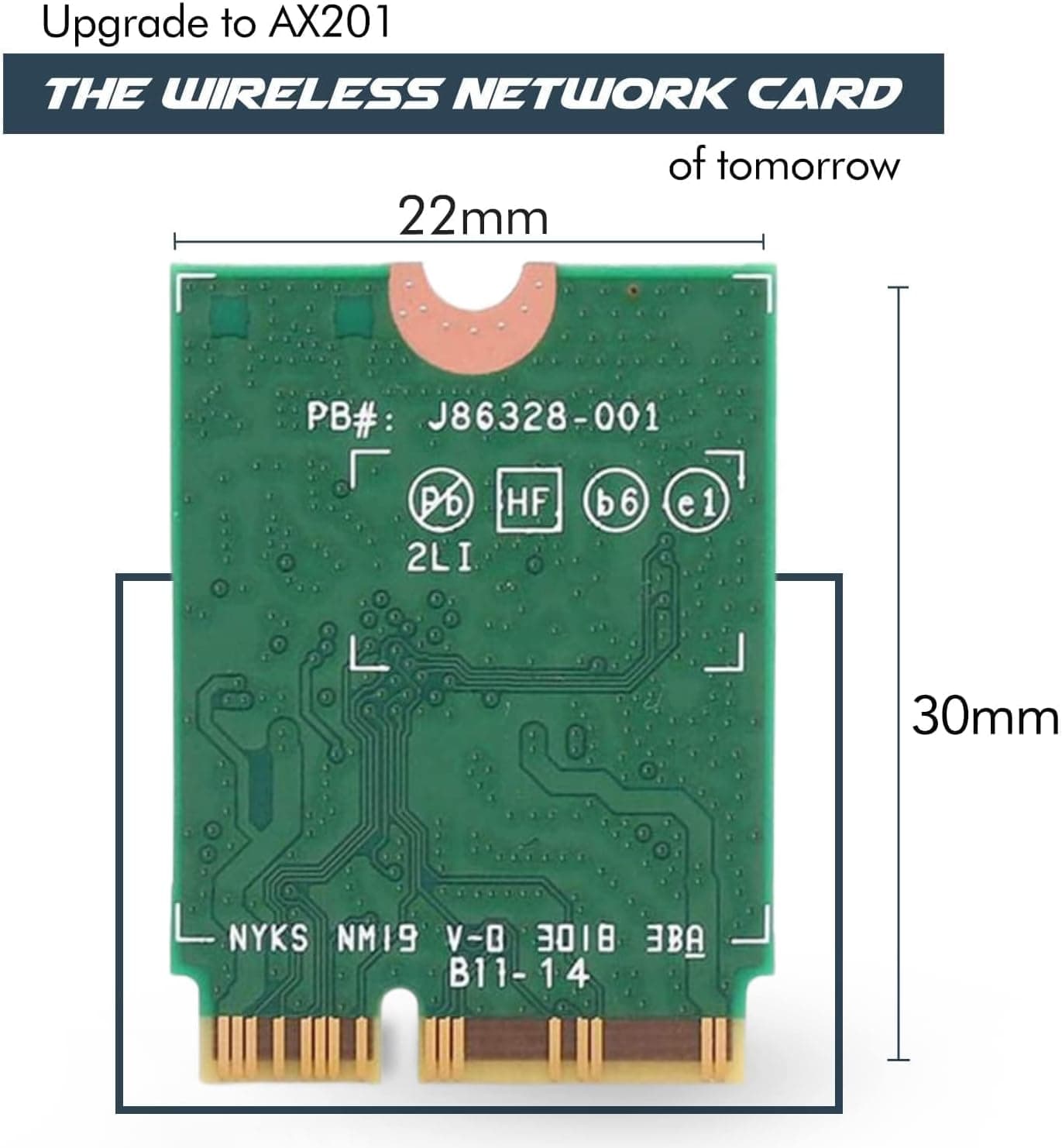 HighZer0 Electronics AX201 WiFi 6 Card