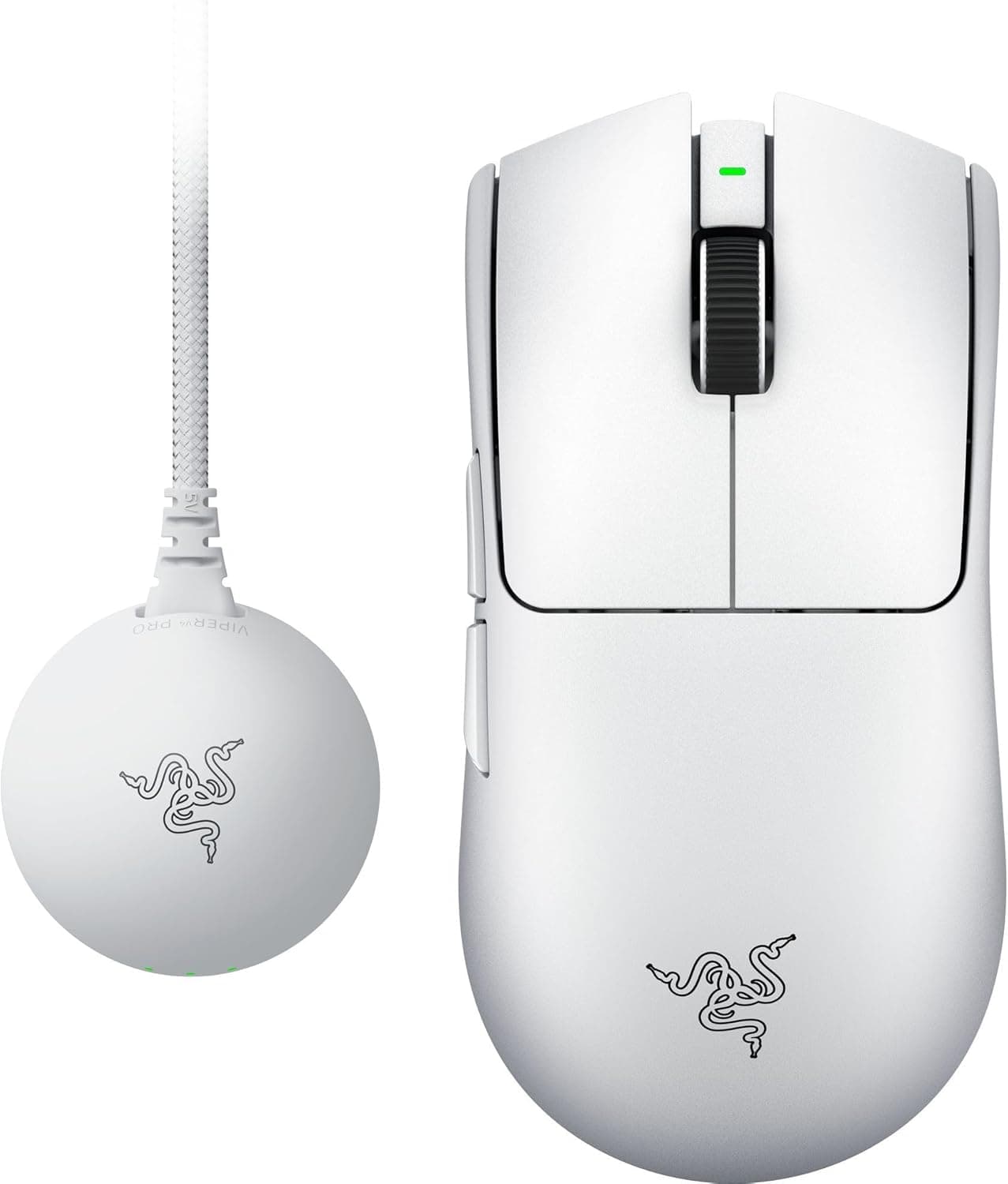 Razer レイザー Viper V4 Pro (White Edition) ゲーミングマウス 50g 超軽量 8