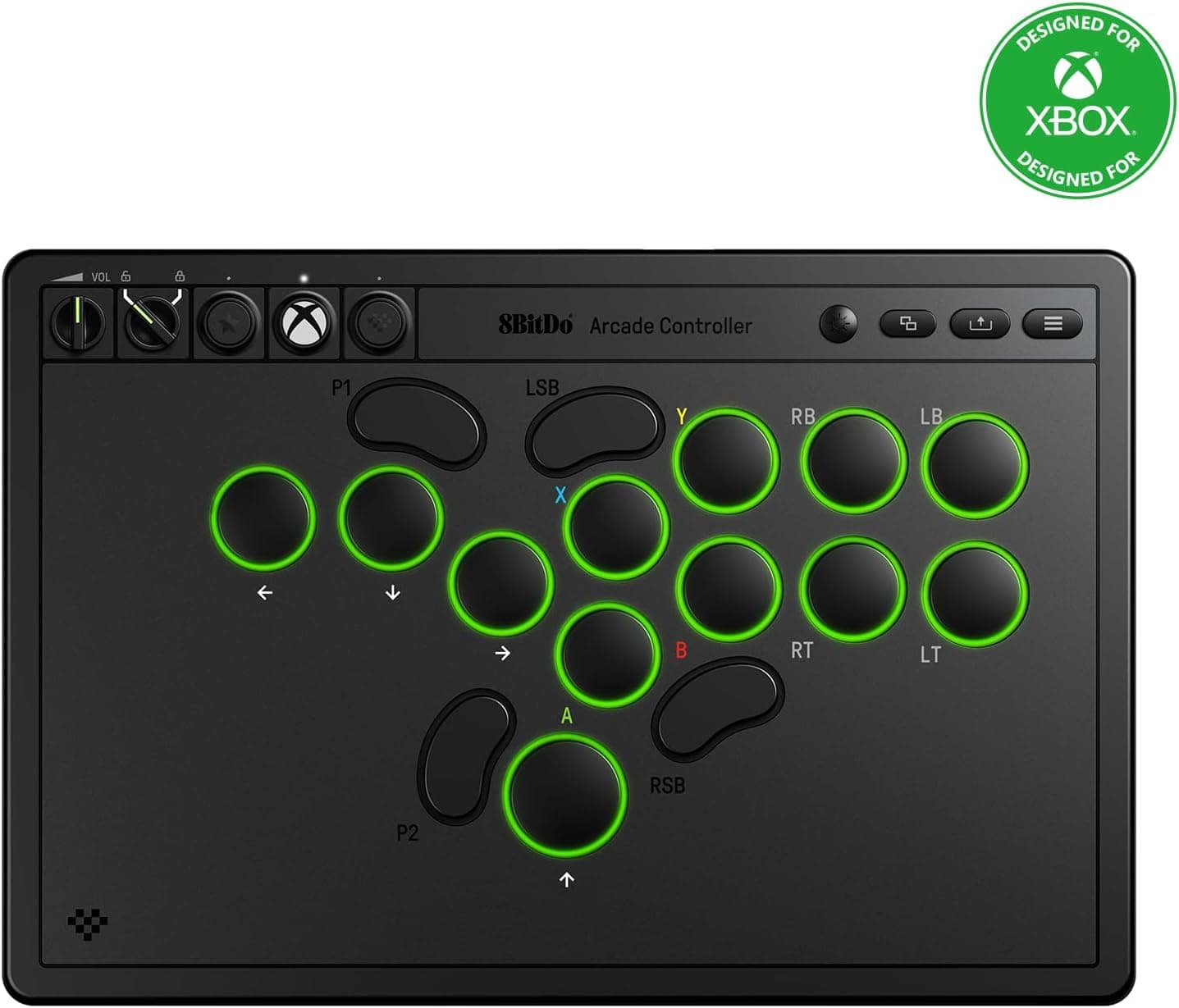 8BitDo オールボタン アーケード コントローラー (Xbox Series X