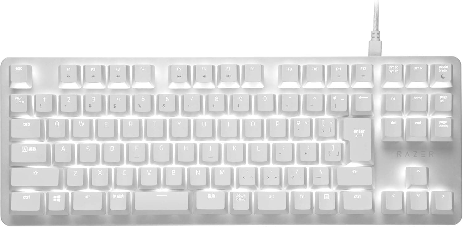 Razer BlackWidow Lite JP Mercury White メカニカルキーボード