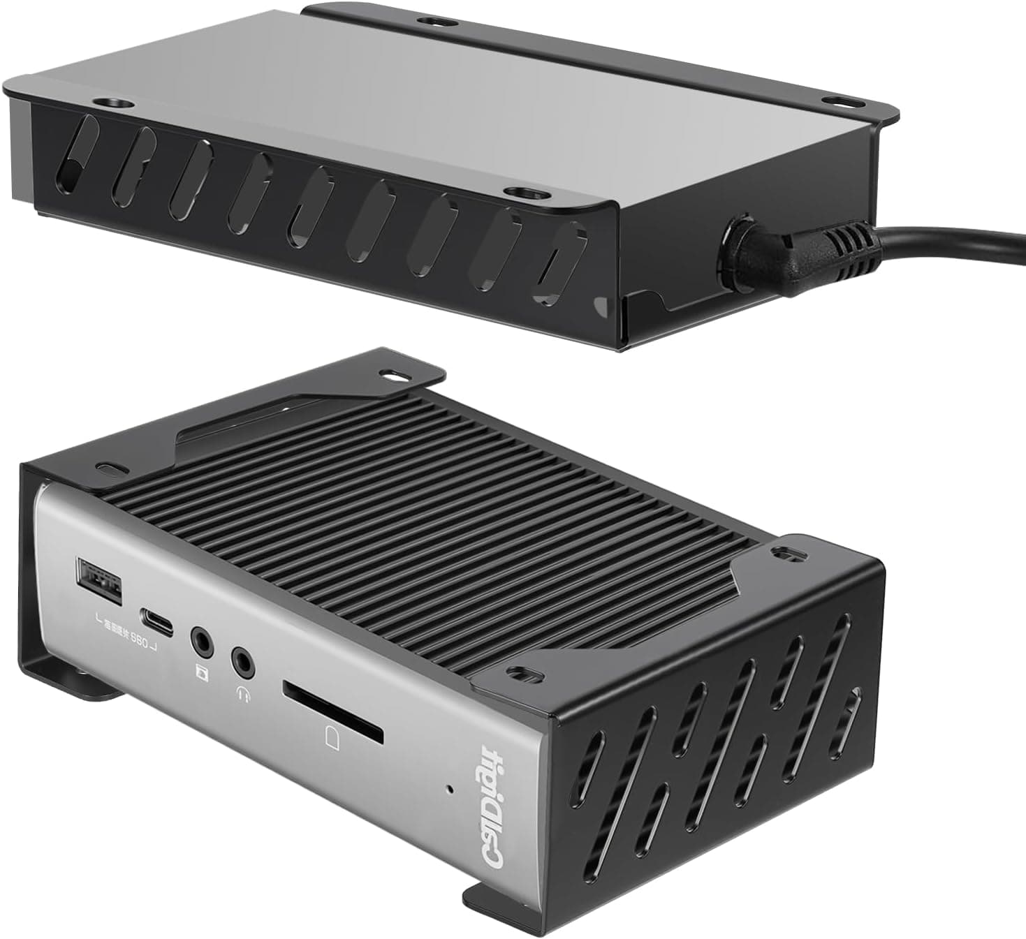 アップグレードデスク下および壁取り付けホルダー Thunderbolt 4 Dock