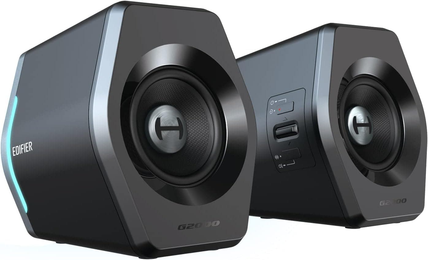 「EDIFIER直営店」Edifier G2000 ゲーミングスピーカー パソコン用 Bluetooth5.1 32W Hi-Fi音質有線 Bluetooth