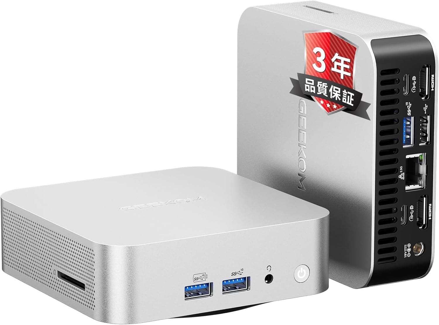 【法人向・ 5年安定稼働】GEEKOM A5 Pro ミニ PC AMD Ryzen 7530U搭載(6650H