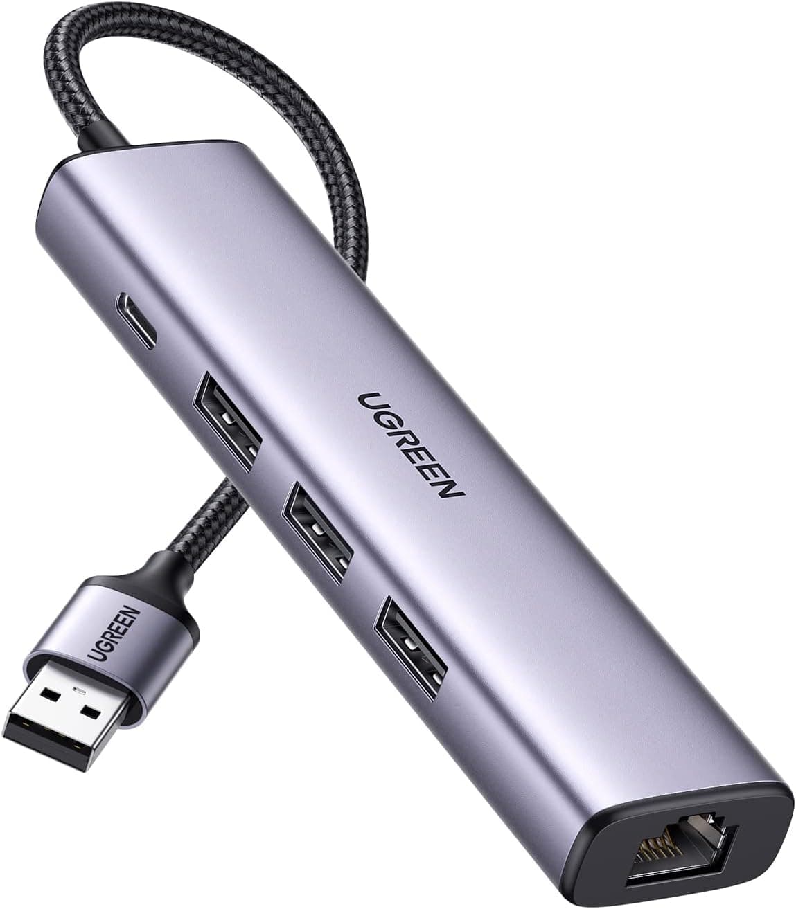 UGREEN USB 3.0 有線LANアダプター 1000Mbps ギガ 5-in-1