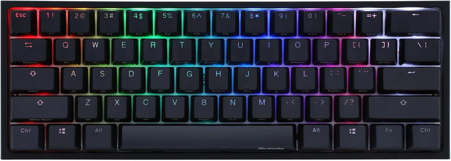 Ducky One 2 Pro Mini ゲーミングキーボード 60% シルバー軸スピード軸 Cherry MX Silver RGB 日本正規代理店保証品