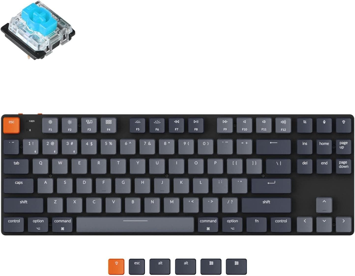 【国内正規品】Keychron K1 SE ホットスワップ対応ウルトラスリム ワイヤレス・メカニカルキーボード 87キー