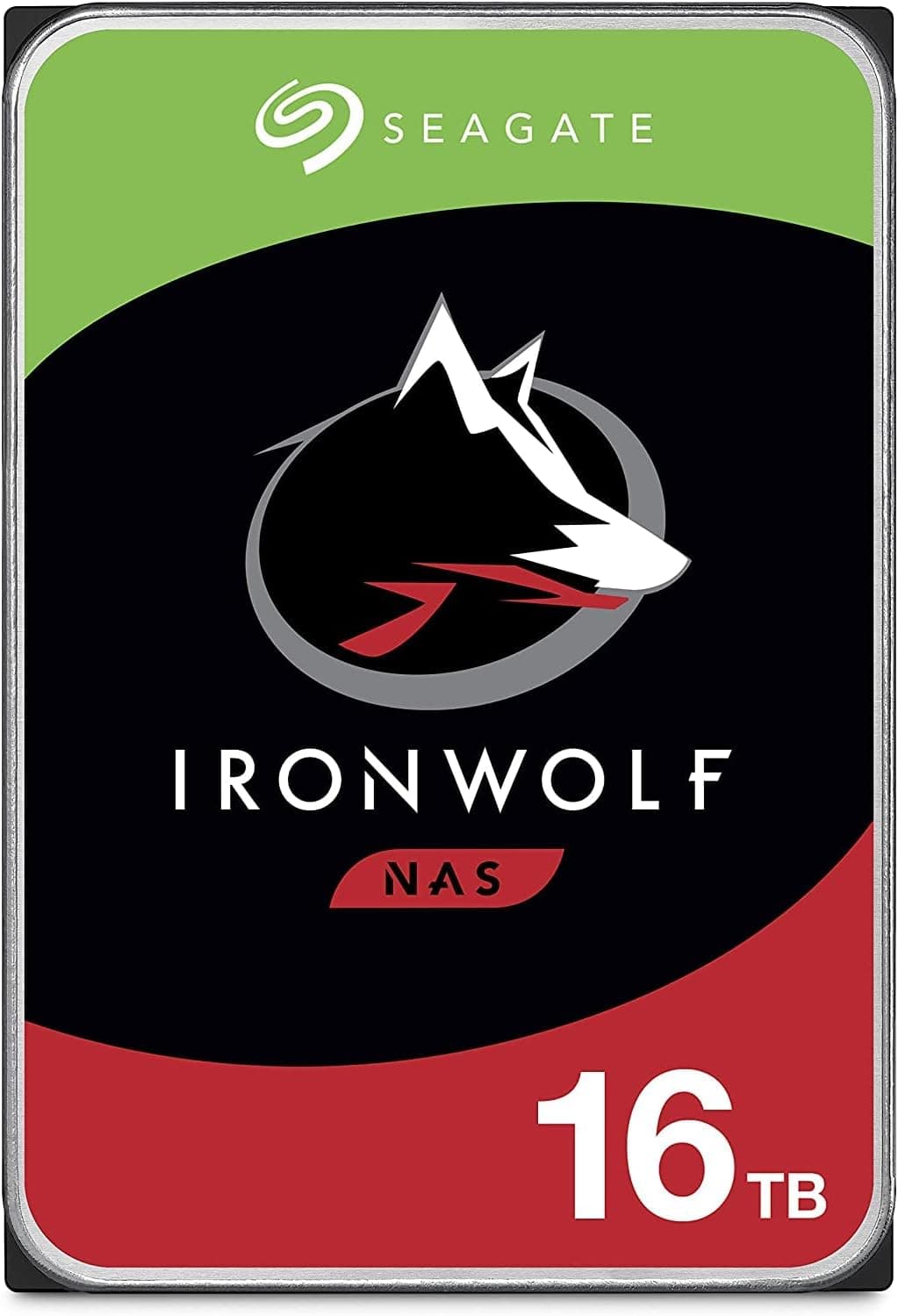 Seagate IronWolf 16TB NAS 内蔵ハードドライブ HDD – CMR 3.5インチ SATA 6GB