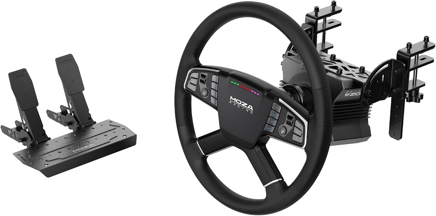 MOZA R5 トラック運送シミュレーター トラックドライビングシムレーシングバンドル PC用