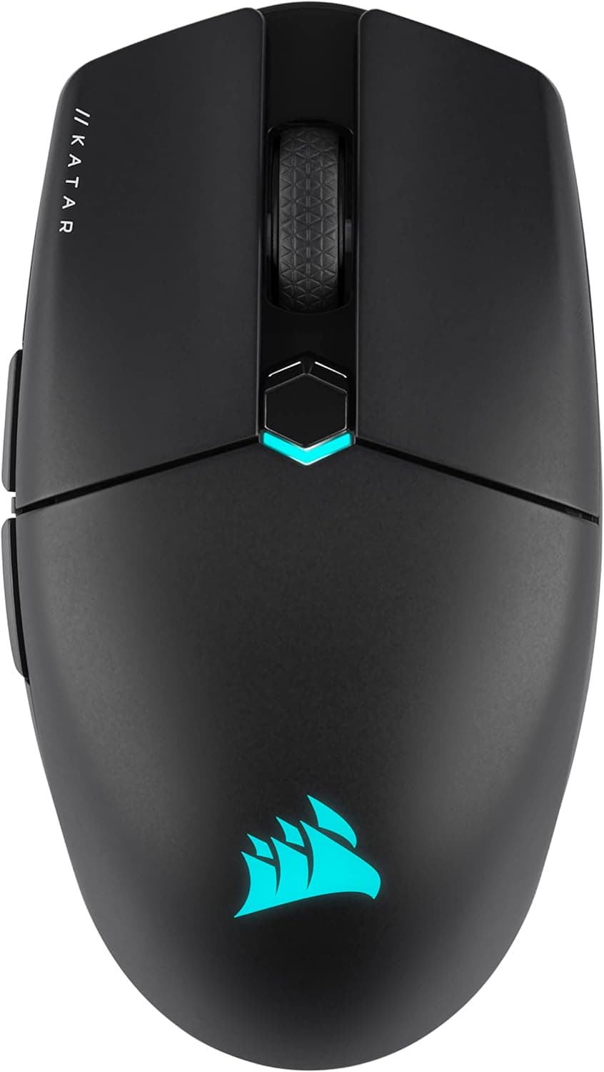 CORSAIR iCUE KATAR Elite Wireless ワイヤレスゲーミングマウス軽量マウス脱着可能ケーブル付き CH-931C111-AP ブラック