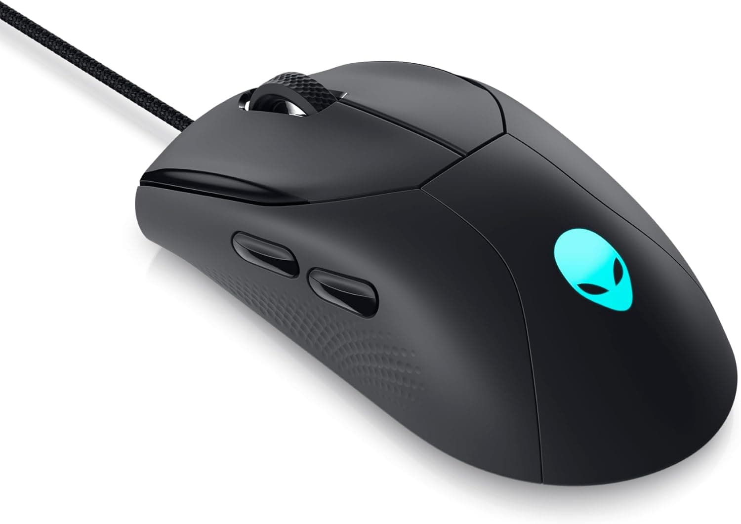 Alienware有線ゲーミングマウス - AW320M 6ボタンオプティカルセンサー ポーリングレート1KHz 19000DPI(5段階) 400IPS 軽量74g 1680万色RGB 左右対称