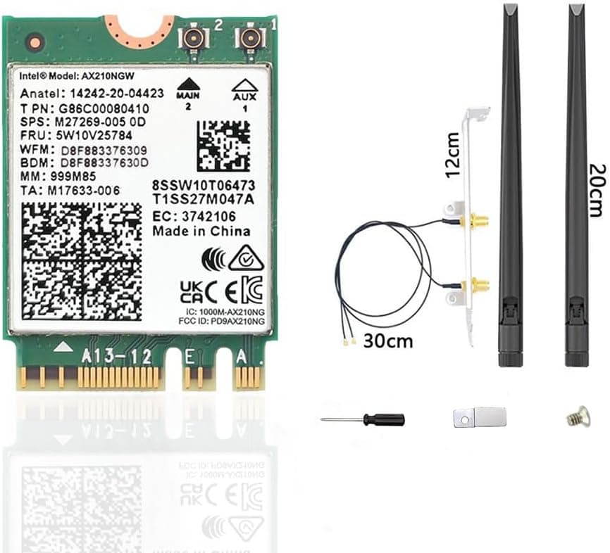 WiFi 6E AX210 NGW ワイヤレスカード