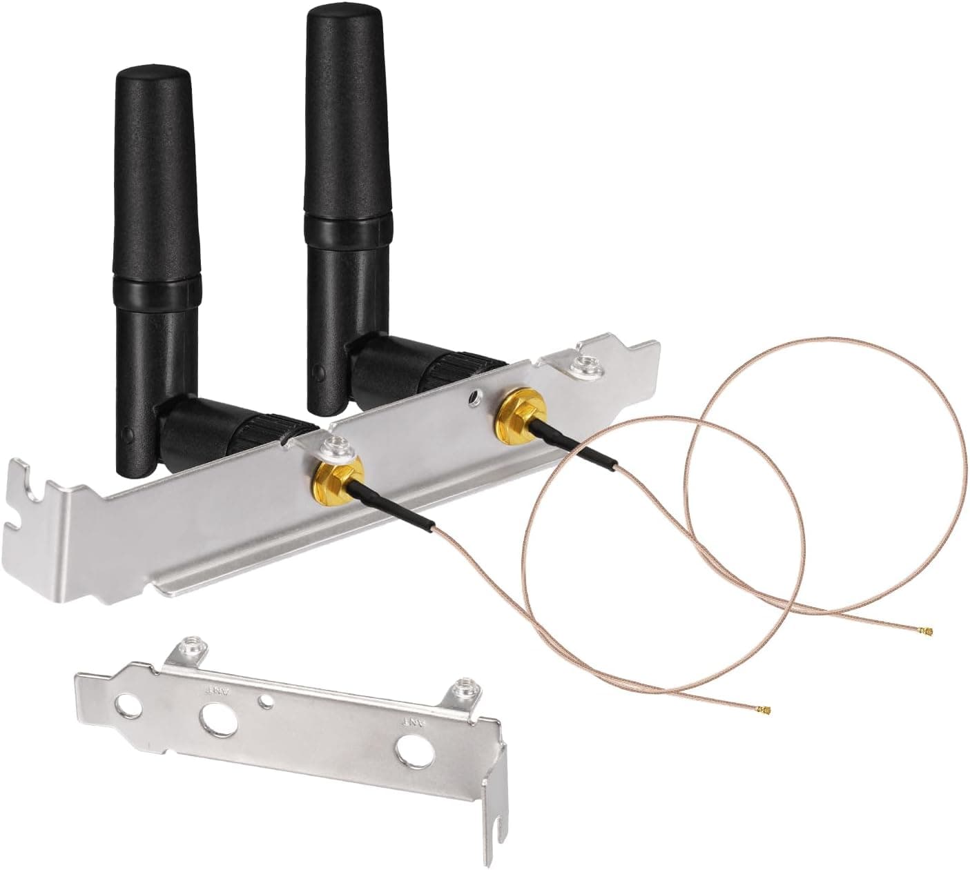 Eightwood Mini PCIe WiFiカードアンテナキット 2.4GHz 5GHz デュアルバンド