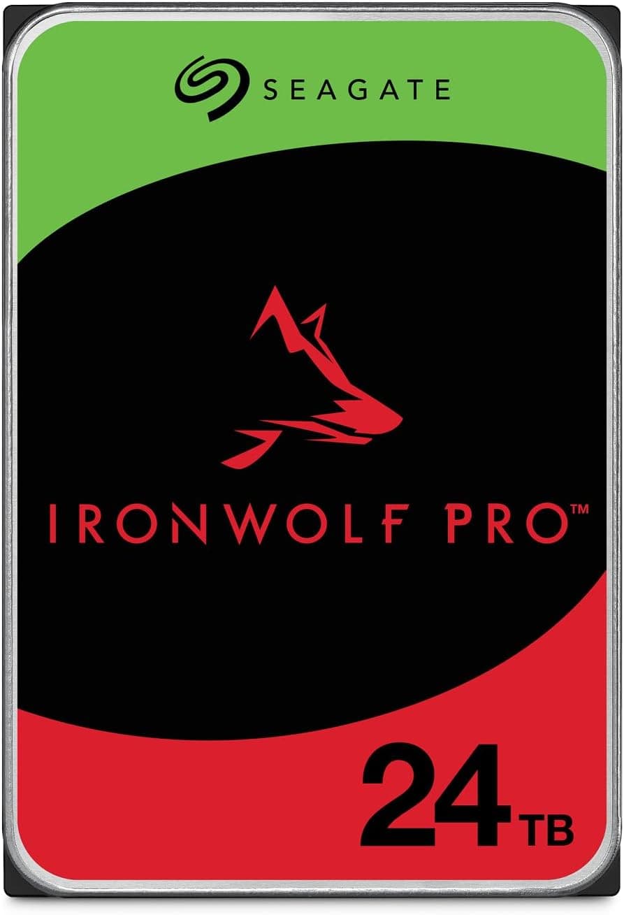 Seagate IronWolf Pro 24TB NAS内蔵ハードドライブ 3.5インチ 7,200rpm