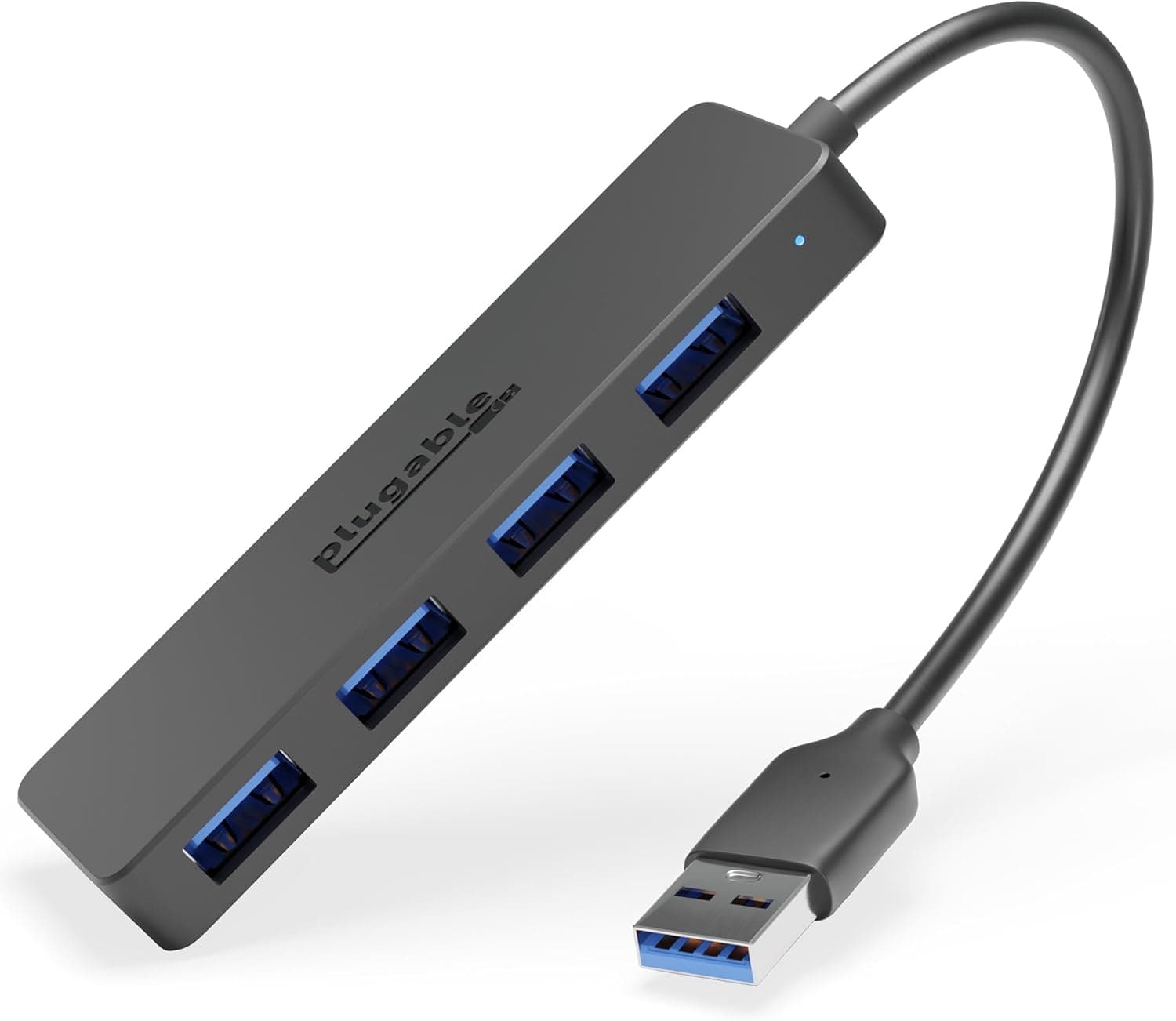 Plugable USB 3.0 ハブ 4 ポート Windows PC Surface Pro Chromebook Linux Android で使用可能