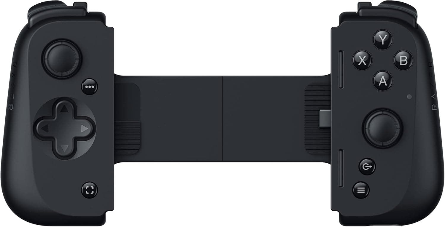 Razer レイザー Kishi V2 for Android モバイルゲーミングコントローラー USB Type-C コンソールレベルのコントロールしっかりフィットする伸縮式ブリッジ超低レイテンシー パススルー充電でゲームをしながらスマートフォンの充電可能快適なグリップ Razer Nexusアプリ Andro
