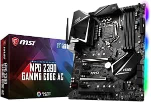MSI MPG Z390 Gaming Edge AC LGA1151 (Intel 第8世代と第9世代) M.2 USB 3.1 Gen 2 DDR4 HDMI DP Wi-Fi SLI CFX ATX Z390 ゲーミングマザーボード
