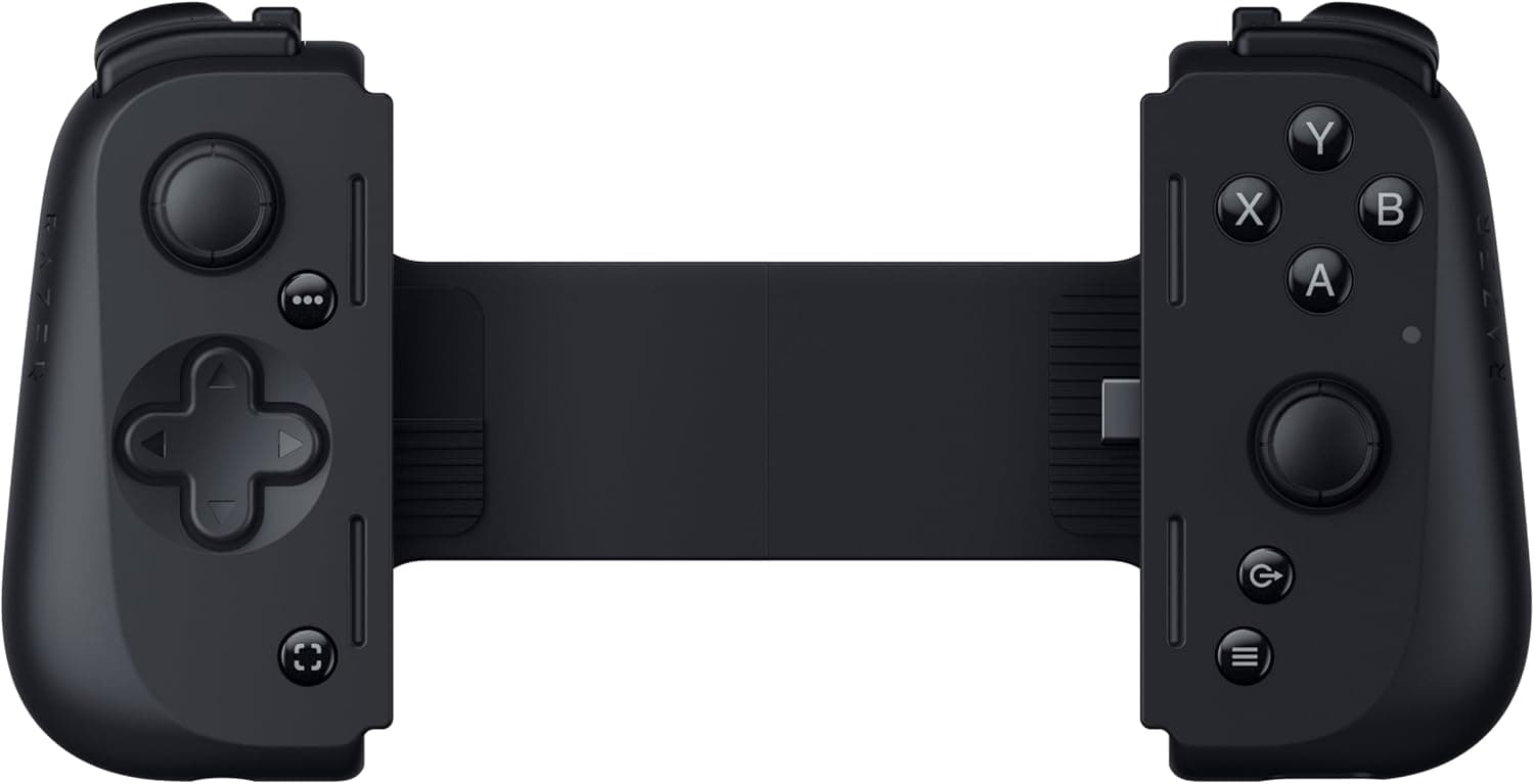 Razerレイザー Kishi V2 Pro for Android 圧倒的没入感を与える振動機能を搭載した ユニバーサル モバイルゲーミングコントローラー しっかりフィットする伸縮式ブリッジ 超低レイテンシー パススルー充電でゲームをしながらスマートフォンの充電可能 3.5 mm オーディオにより高忠実なサウンドを実