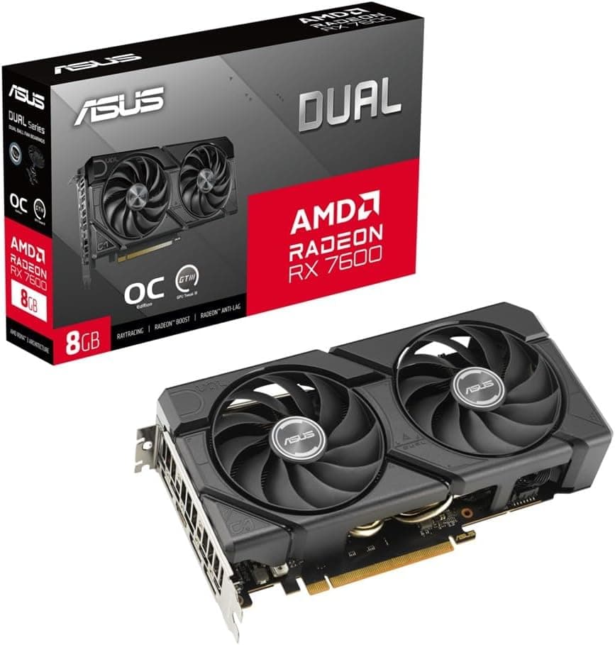 ASUS AMD Dual Radeon RX 9060 XT 16GB GDDR6ビデオカード DUAL-RX9060XT-16G 国内正規代理店品