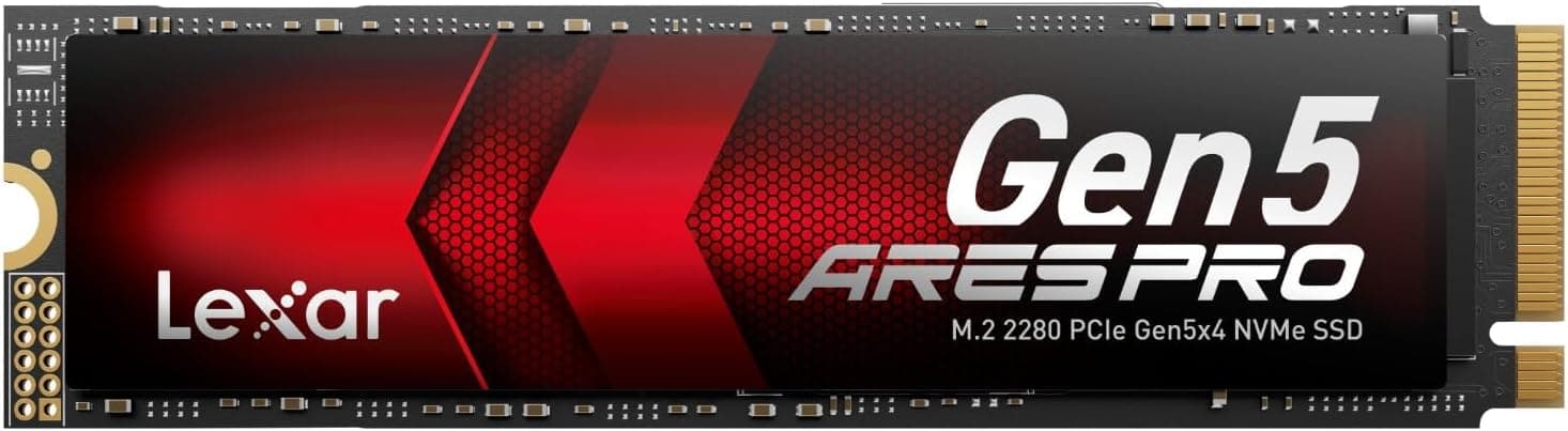 Lexar ARES PRO 1TB Gen5 NVME M.2 SSD PCIe 5.0 x 4 内蔵SSD 最大読み取り14