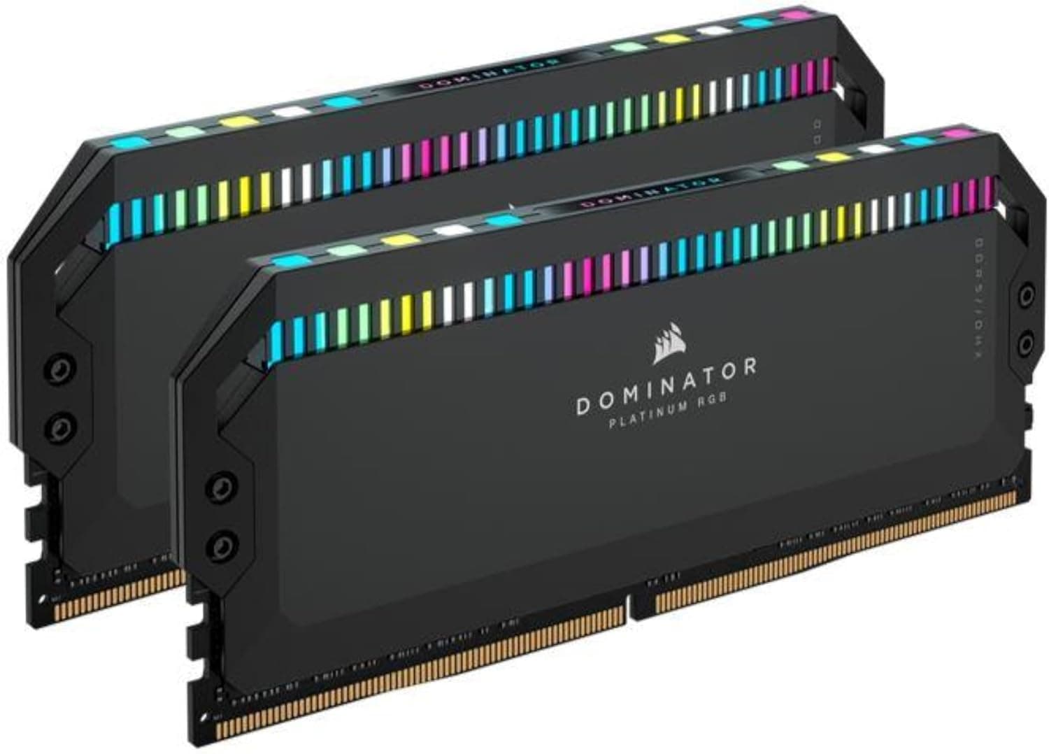CORSAIR DOMINATOR PLATINUM RGB DDR5 メモリ 32GB(16GB×2)最大6200MHz対応 Intel XMP対応 CL36 デスクトップPC用ブラック CMT32GX5M2X6200C36