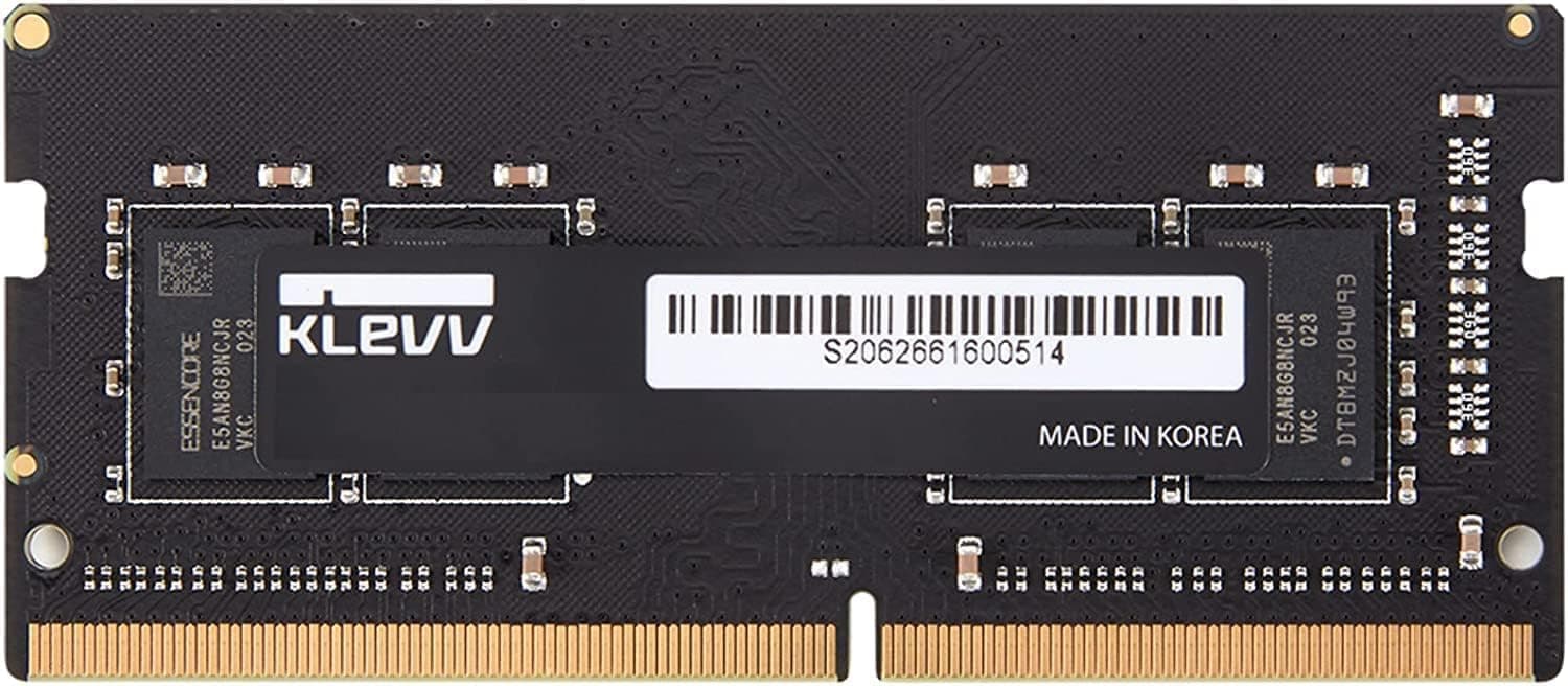 KLEVV DDR4 32GB (1x32GB) 3200MHz CL22 1.2V SODIMM ノートパソコン RAM メモリ SK Hynixチップ(KD4BGSA80-32N220A)