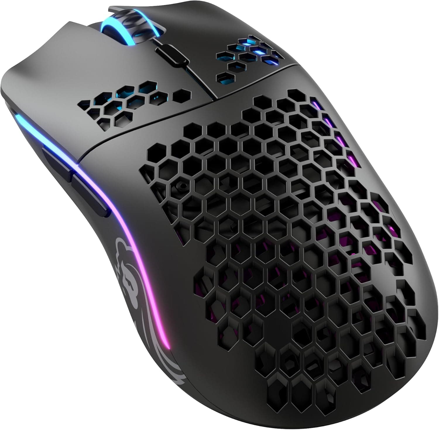 Glorious グロリアスモデルo ワイヤレスゲーミングマウス無線 RGB 軽量マウス mouse gaming 静音 6個プログラムボタン国内正規品 (69g)